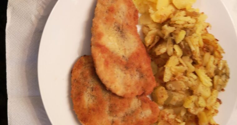 Wiener Schnitzel mit Bratkartoffeln