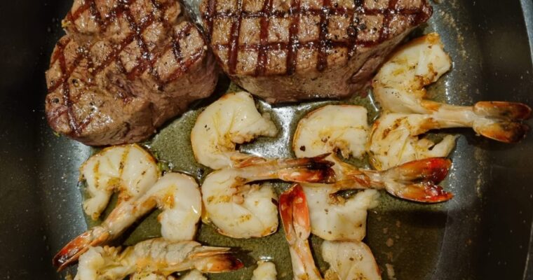 Surf & Turf – Garnele meets Chateaubriand